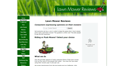 Desktop Screenshot of lawn-mowers-review.com